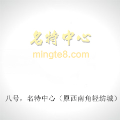 八號(hào)，名特中心（原西南角輕紡城）